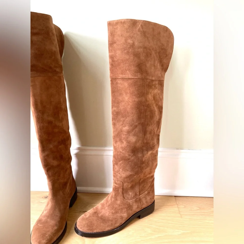 J. Crew Brown Over the Knee Boots